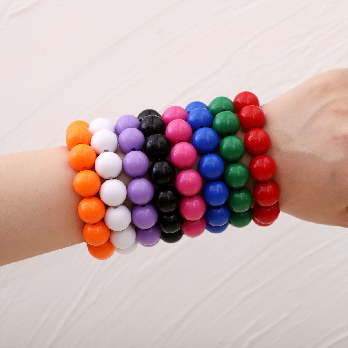 Wholesale Colorful Large Bead Bracelets Bohemian Ethnic Style Bracelet