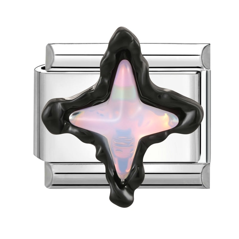 Wholesale Rabbit Love Star Theme Stainless Steel DIY Bracelet Parts Trendy Jewelry Accessory