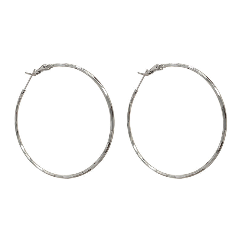 Wholesale Exaggerated round big hoop earrings