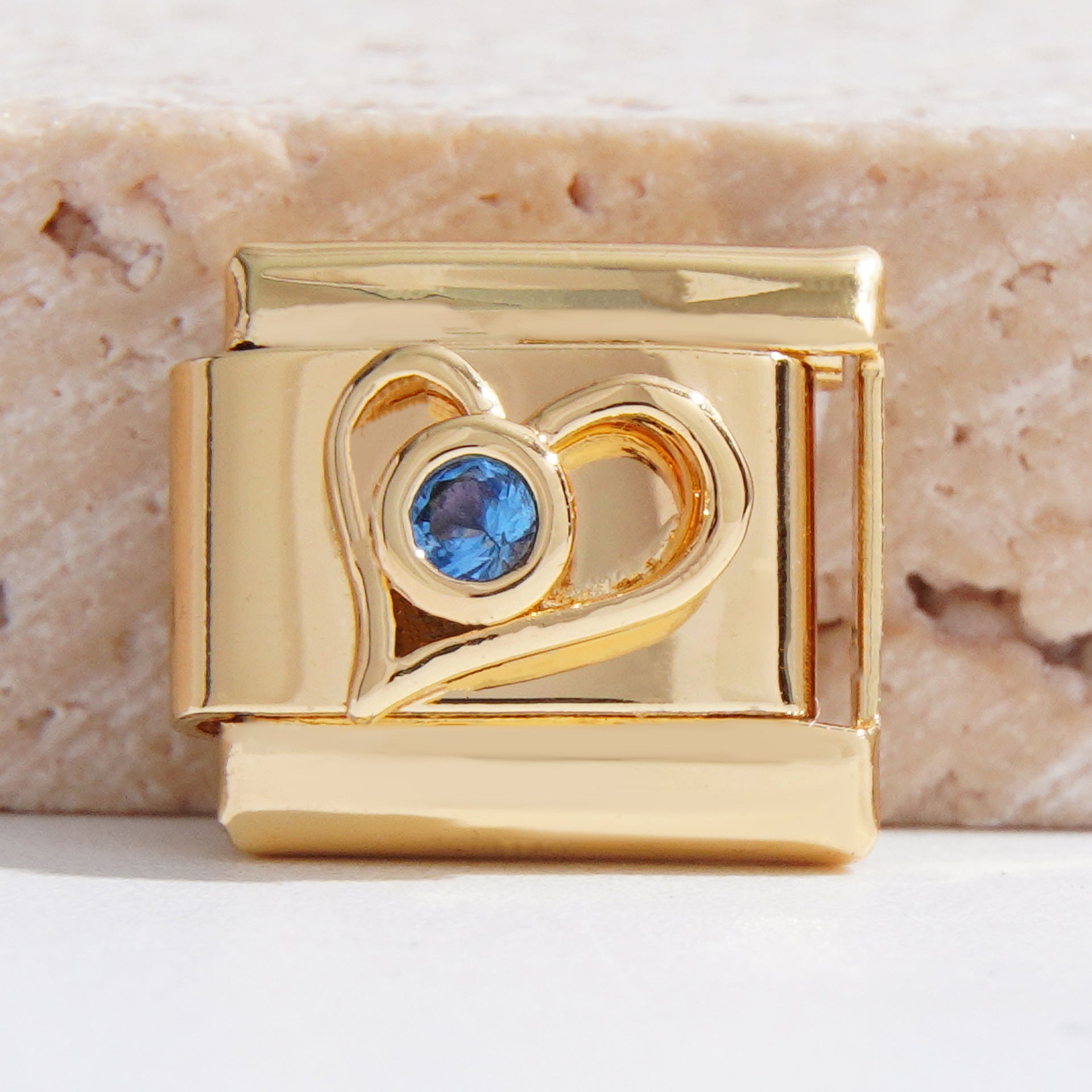 Wholesale  9mm Italian Charm Starter Bracelets DIY square Single Section Creative Stainless Steel Composable Bracelet
