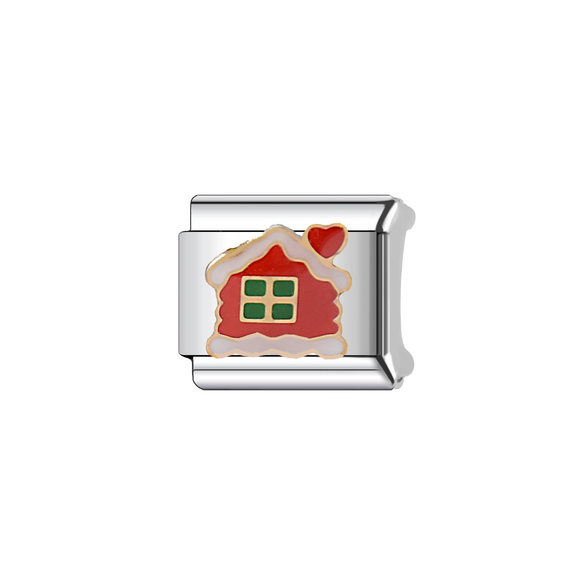 Wholesale Italian Charm Bracelet 9mm DIY Splicing Removable Christmas Series Stainless Steel Composable Bracelet