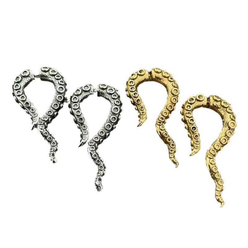 Wholesale octopus touchable detachable earrings