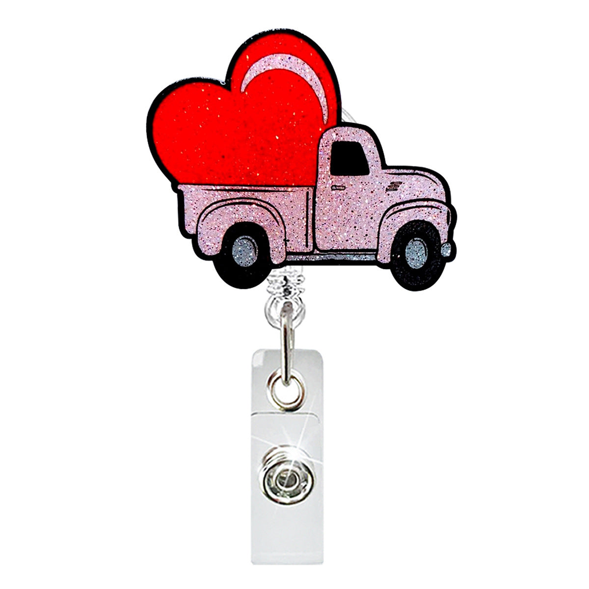 Wholesale easy-pull telescopic name Badge Reels