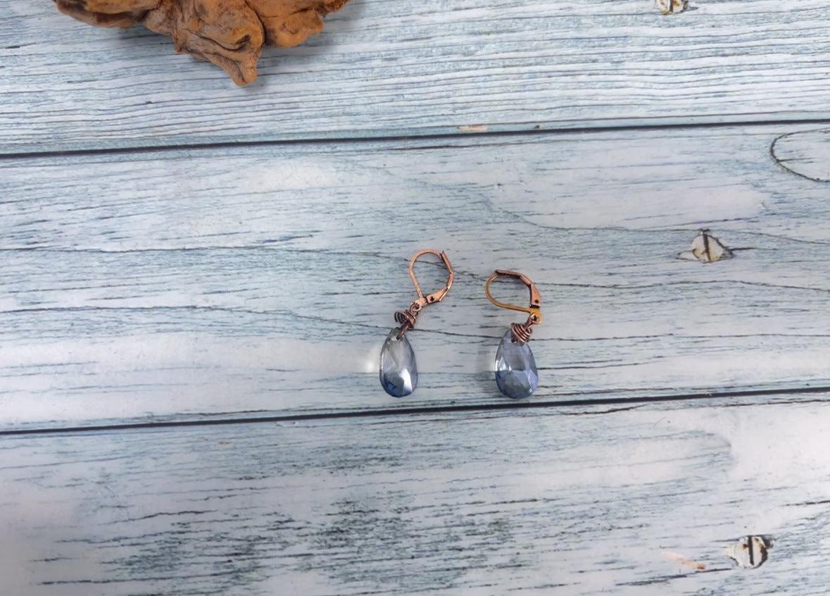 Wholesale Retro Style Purple Gem Bulb Shape Fashion Creative Ear Clip