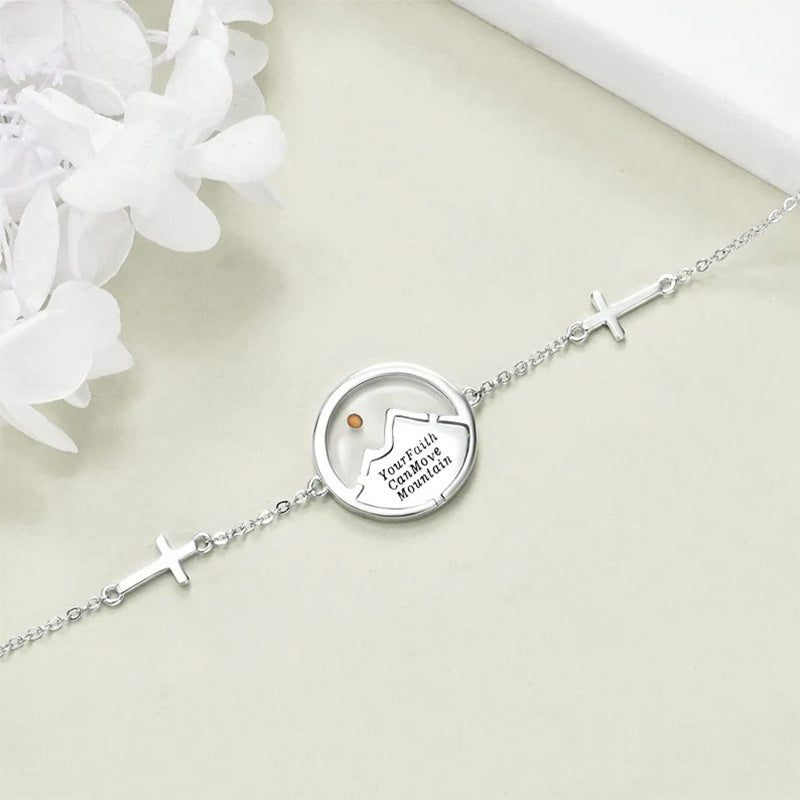 Wholesale Stainless Steel Shell Mustard Seed Bracelet ACC-BT-MS002