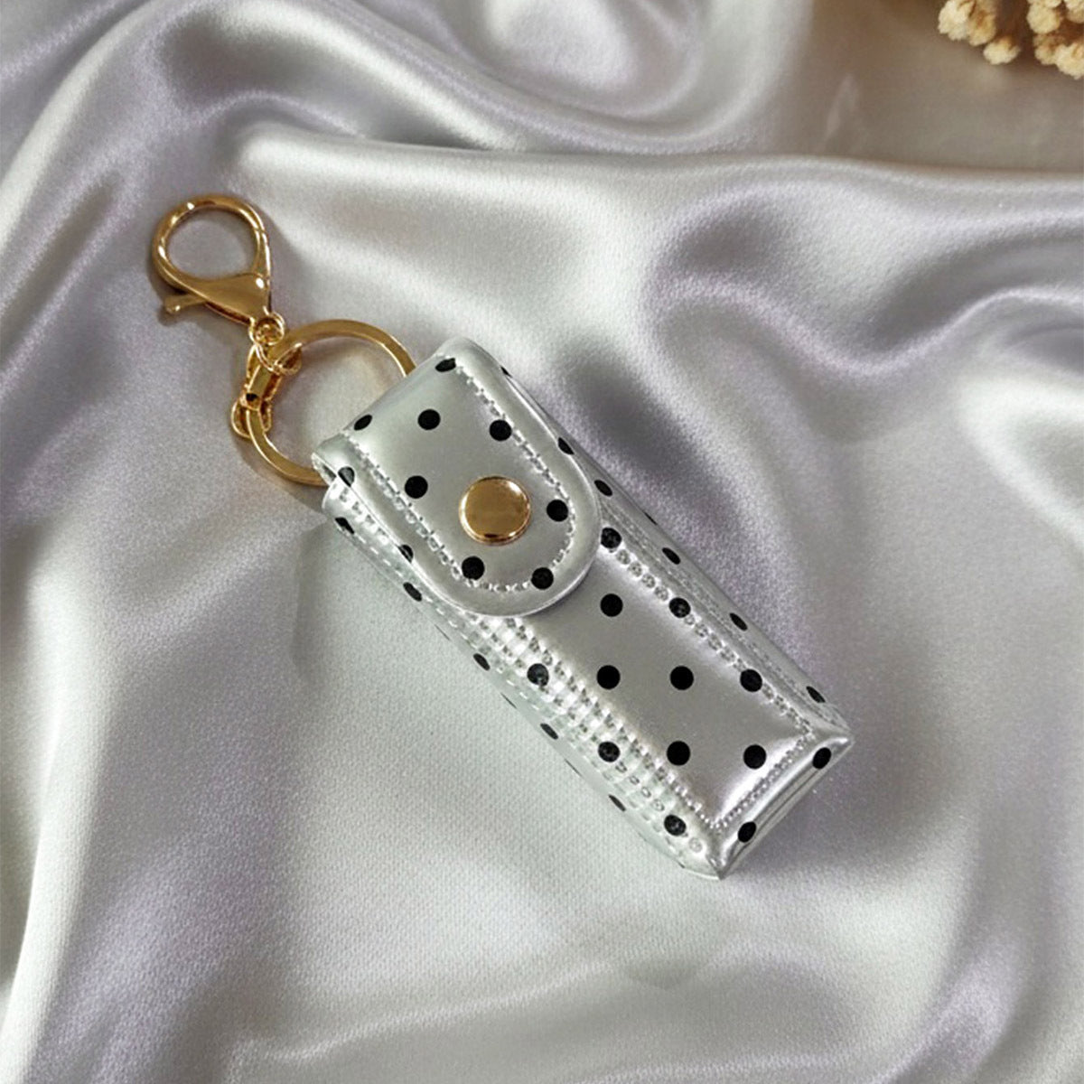 Wholesale Trendy Polka Dot PU Leather Coin Purse Bag Charm Fashion Accessory