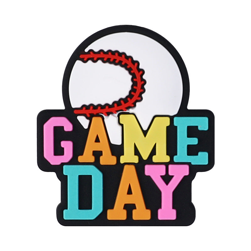 Wholesale 20pcs Cartoon Football Focal Beads DIY Bead Accessories ACC-BDS-RongFa063