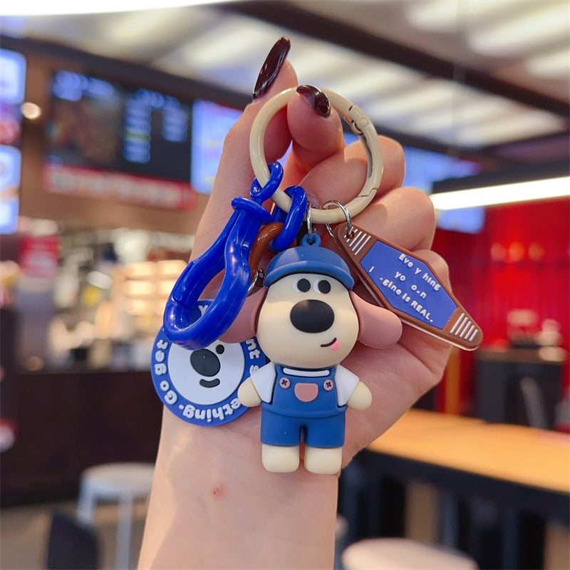 Wholesale Cute cartoon silicone keychain