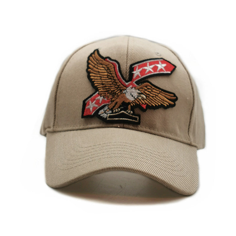 Wholesale  camouflage American eagle head embroidery baseball cap