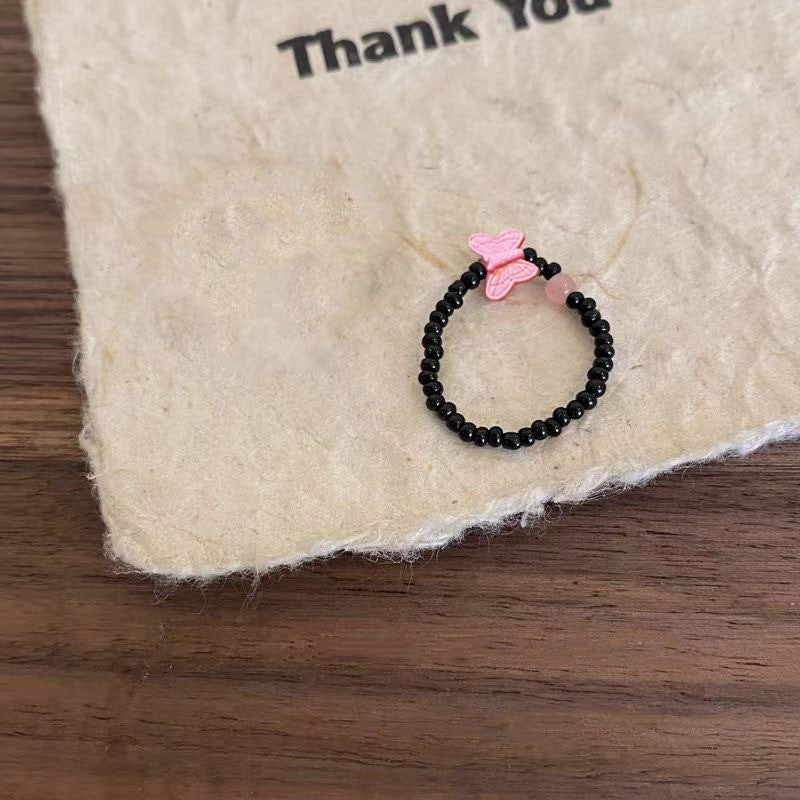 Wholesale Acrylic Flower Ring in Violet Purple - Fashion Accessory for Women,  Cute Stackable Ring,  Boutique Resale Jewelry