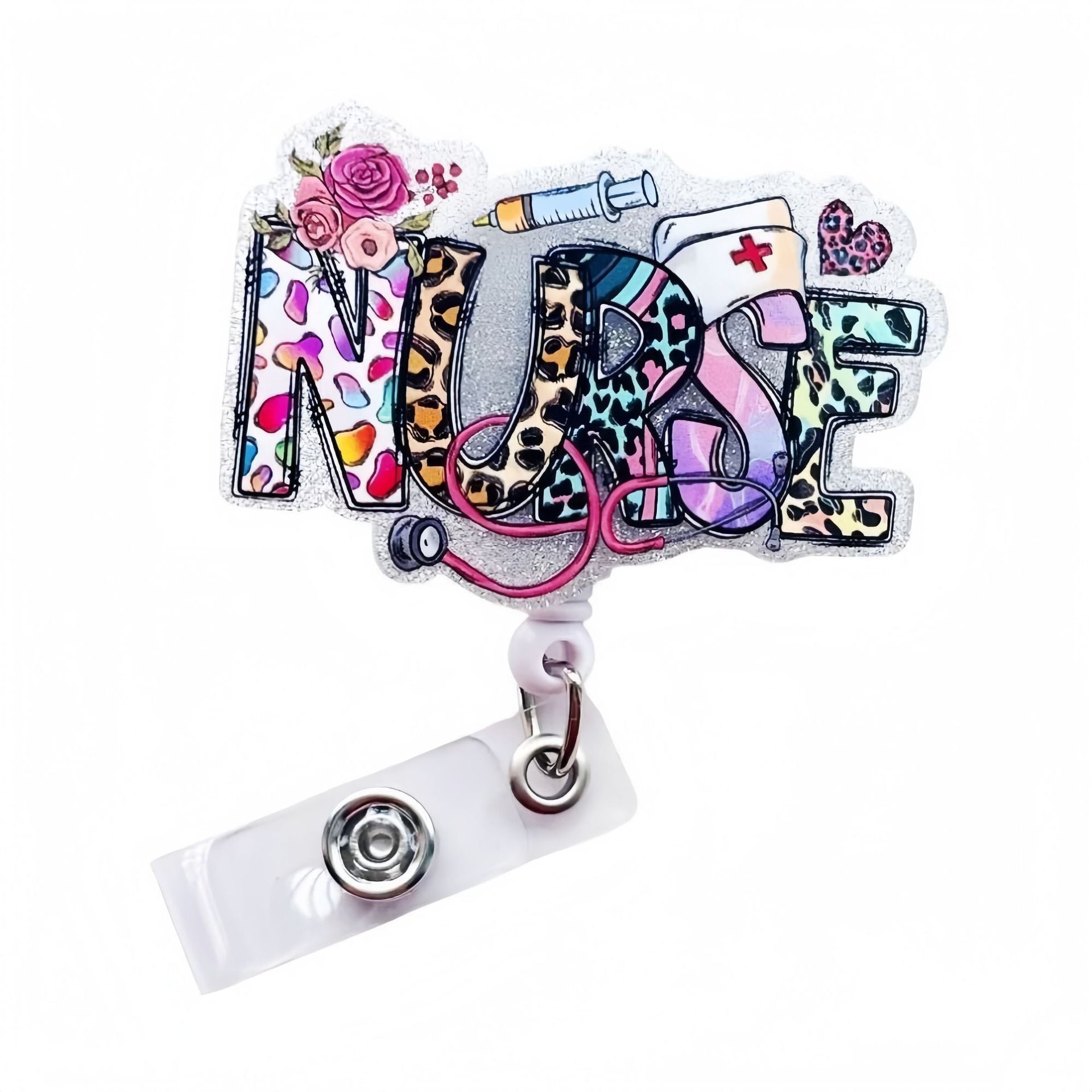 Wholesale Jesus Badge Reel Keychain