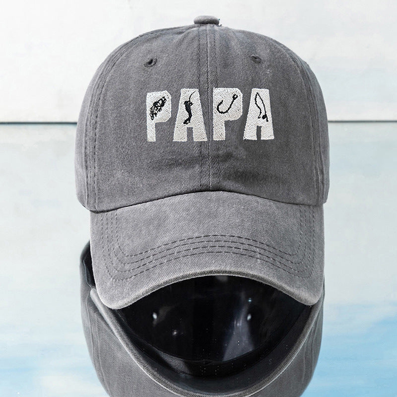 Wholesale Father's Day PAPA Embroidered Cotton Baseball Hat ACC-HT-TangQiu004