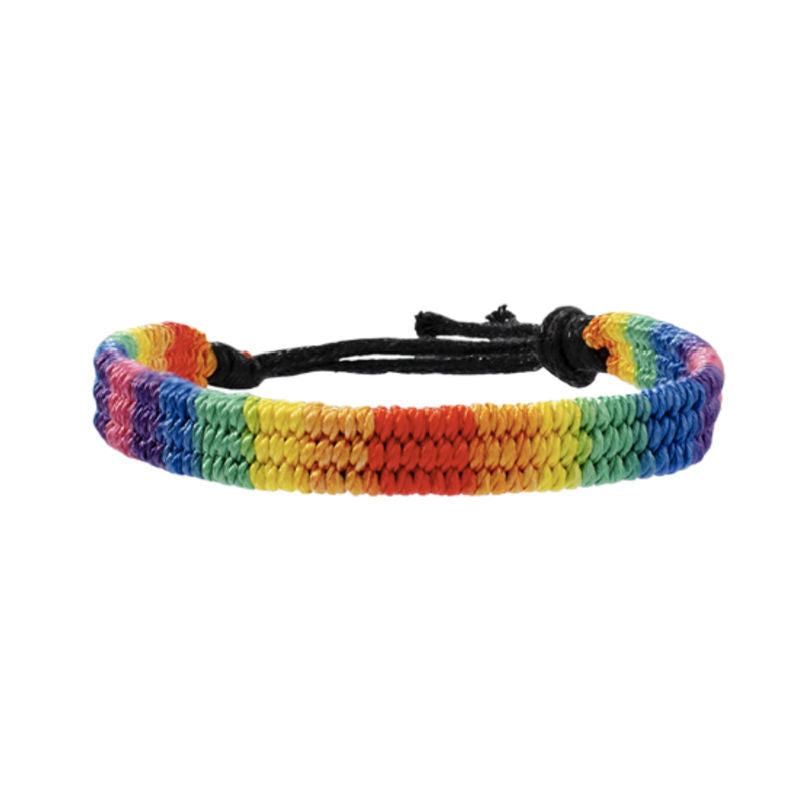 Wholesale LGBT Same-sex Colored Rope Bracelets Six-color Rainbow Hand-woven Miyuki Bracelets ACC-BT-Guangg001