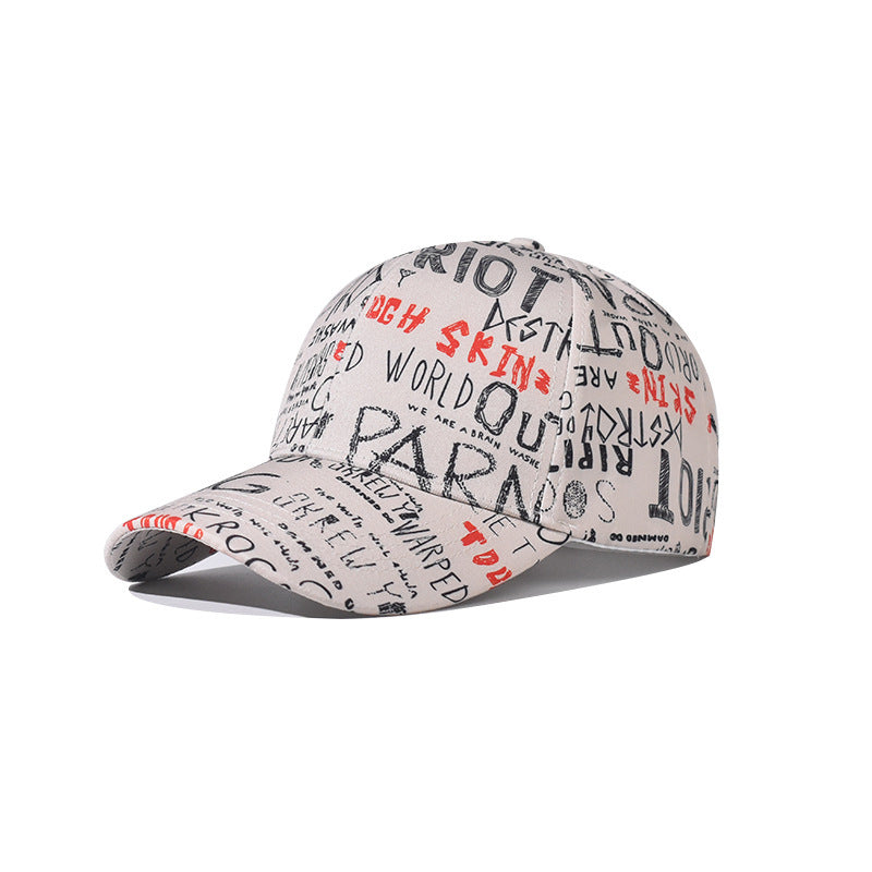 Wholesale Chinese Style Graffiti Baseball Cap Unisex Adjustable Summer Sun Protection For Resale