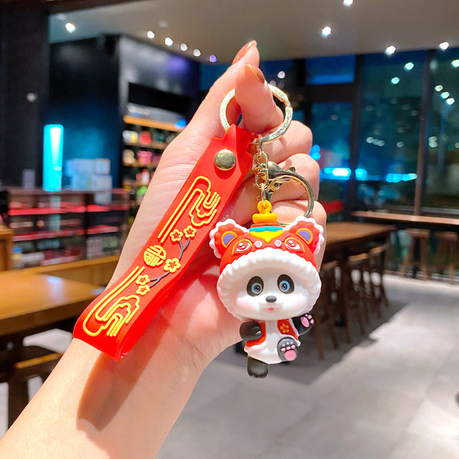 Wholesale Sports Panda Keychains Pendants ACC-KC-GongZ025