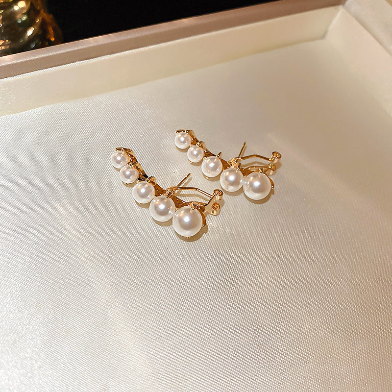 Wholesale Silver Needle Diamond Flower Geometric Earrings ACC-ES-BY003