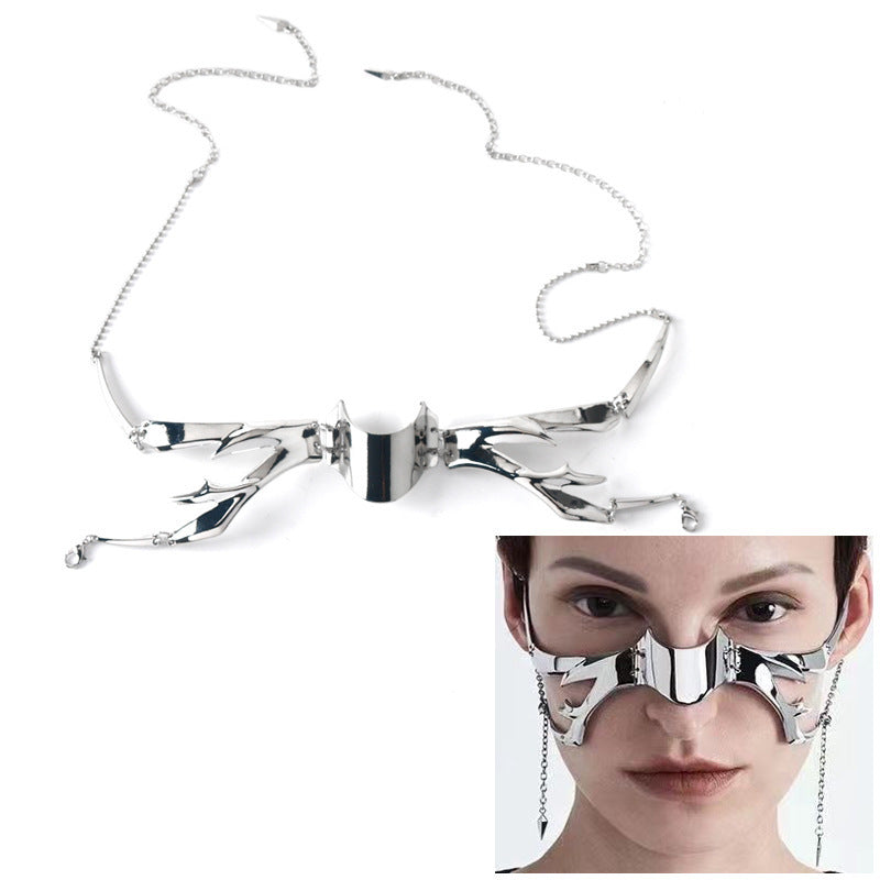 Wholesale Punk Style Alien Mechanical Lip Ring Face Decoration ACC-DS-HX001
