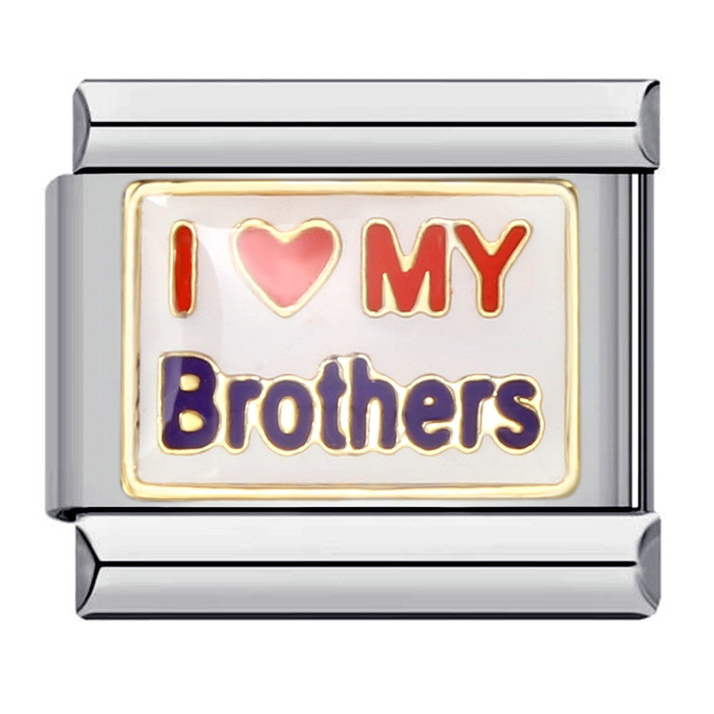 Großhandel 5pcs Italienisches Charmalme Armband 9mm DIY Spleißen süßes kreatives Edelstahl -komponierbares Armband