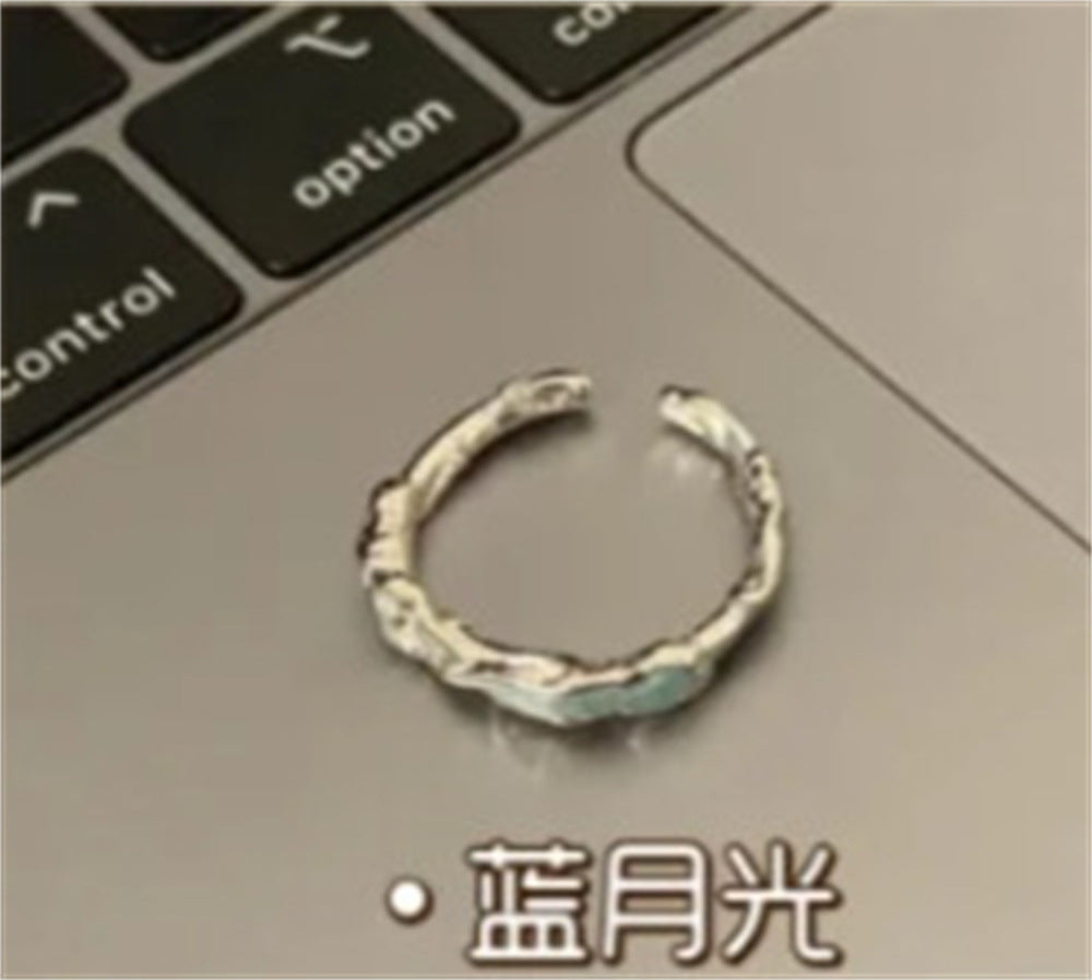 Wholesale Plain Irregular 925 Sterling Silver Ring ACC-RS-Yues009