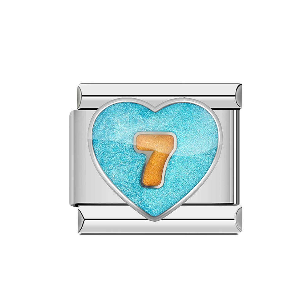 Wholesale Italian Charm Bracelet 9mm DIY Splicing Cute Creative Stainless Steel Composable Bracelet