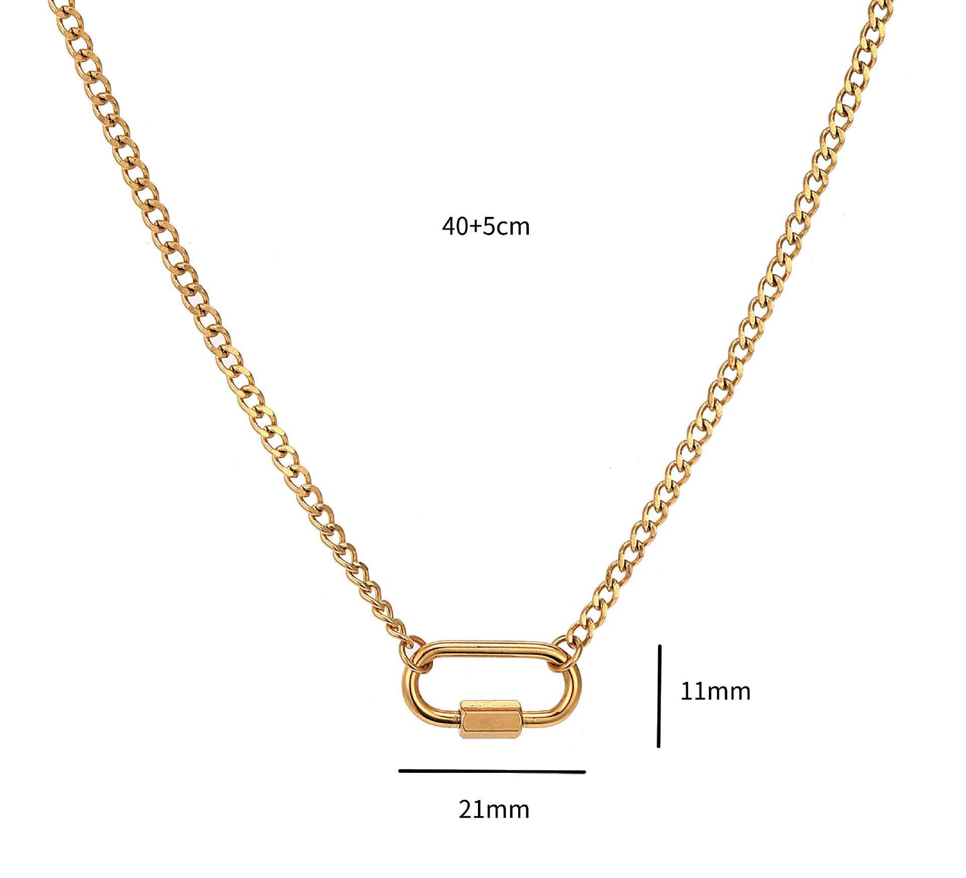 Wholesale Stainless Steel December Zirconium Birthstone Pendant Personality Necklace