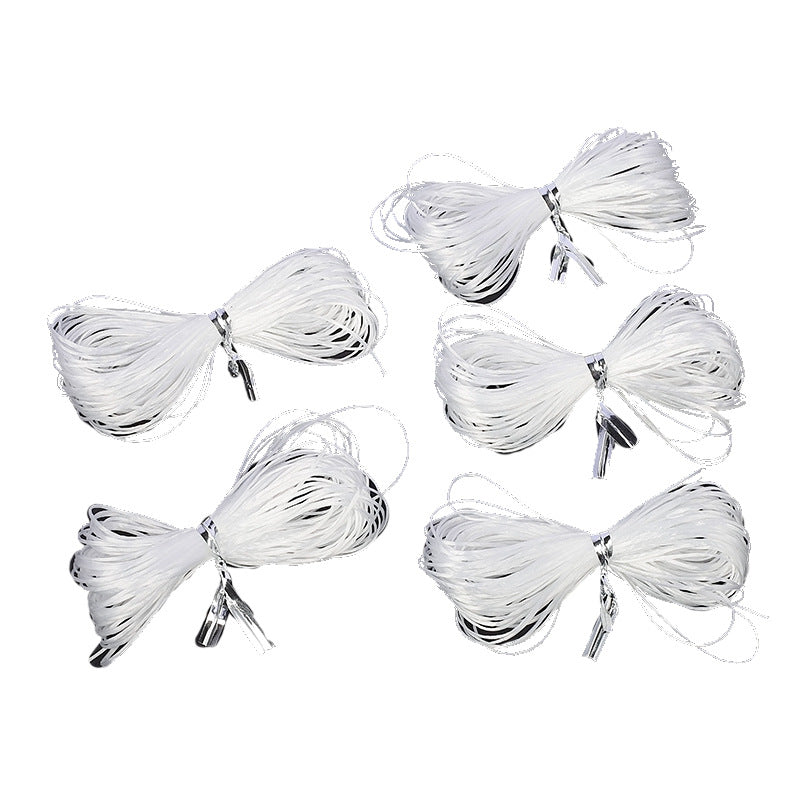 Wholesale 100pcs White Elastic Beaded Rope Handmade Beaded Elastic Jewelry Line Diy Accessories ACC-KC-NanT001