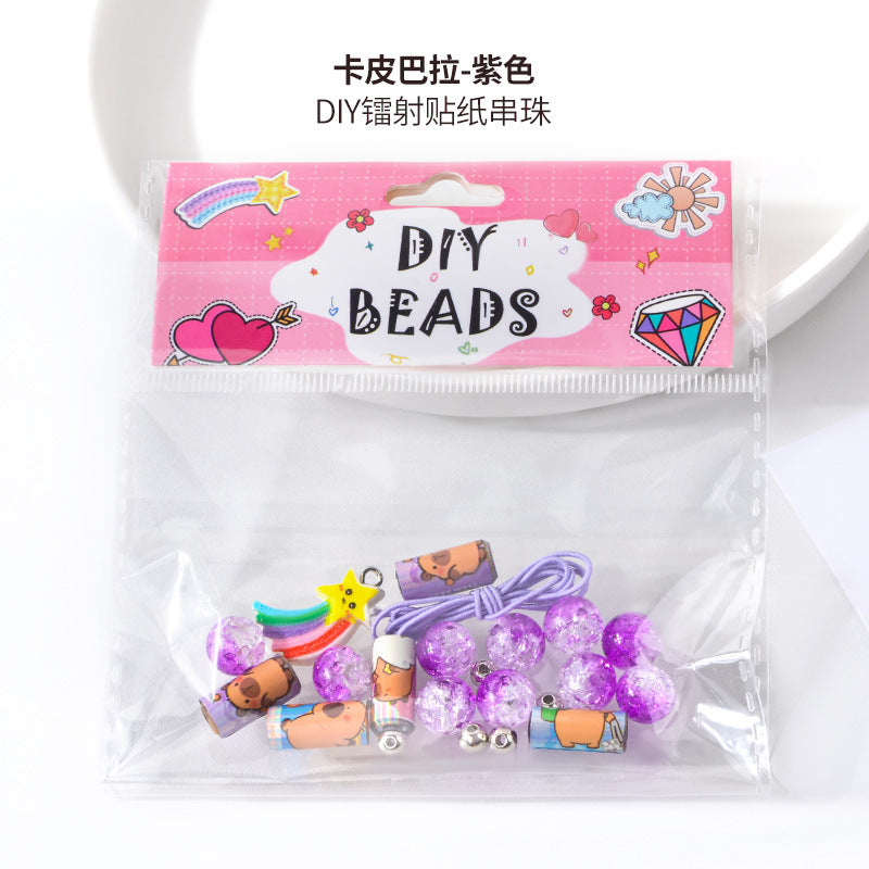 Wholesale 5pcs Stickers  Beads  Stickers Beads Bracelet