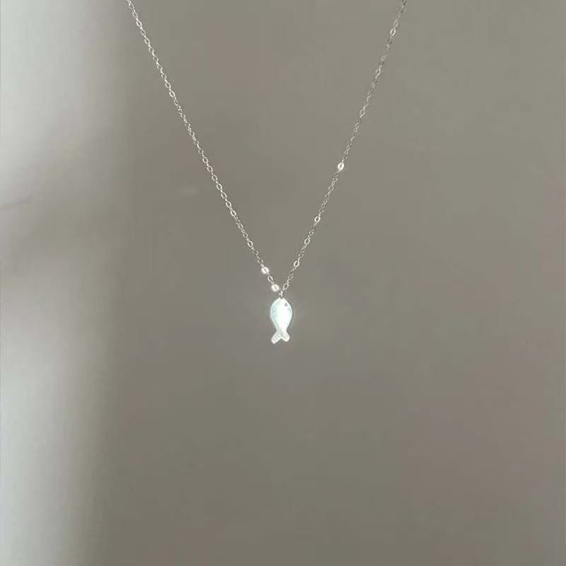 Wholesale Luxury Titanium Steel Fish Design Choker Necklace