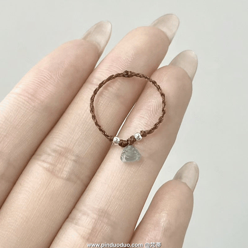 Wholesale hand-woven ring cute personality accessories