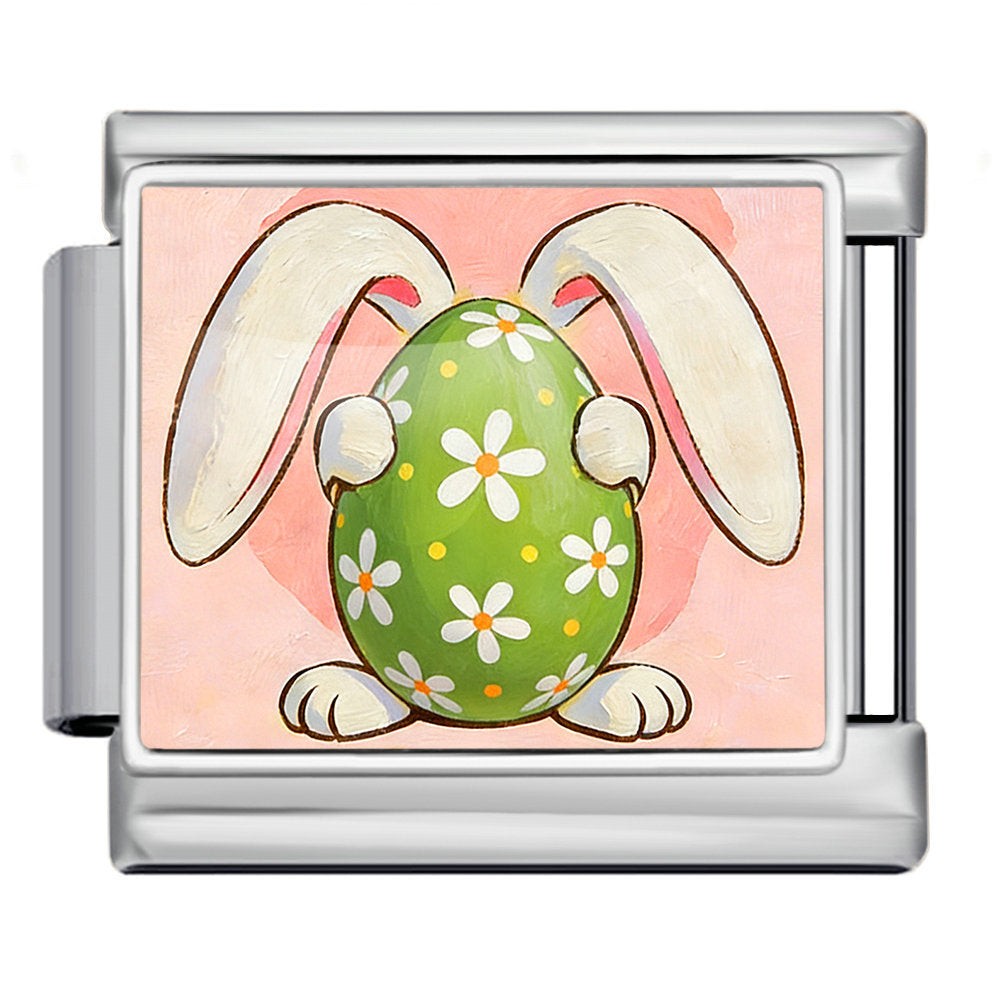 Wholesale Easter Egg Design Stainless Steel Bracelet,  Fashion Accessory for Boutique Resale