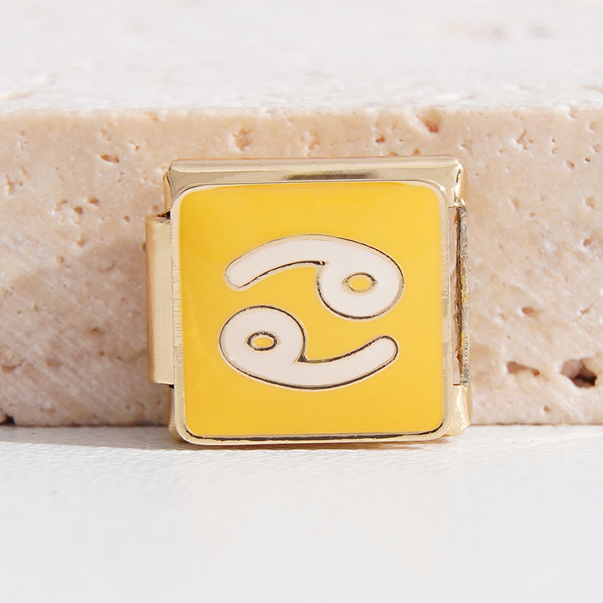 Wholesale Italian Charm Bracelet 9mm DIY Splicing Zodiac Series Stainless Steel Composable Bracelet