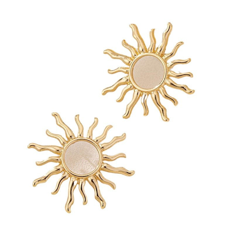 Wholesale Alloy Sunflower Earrings