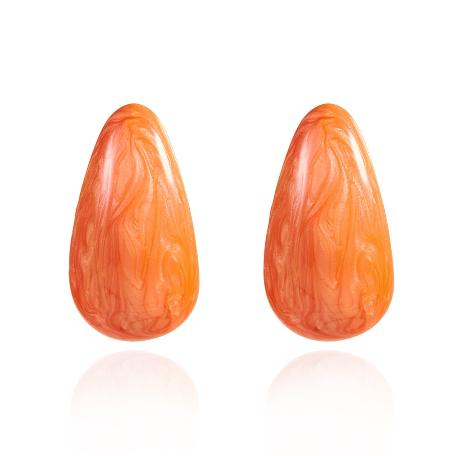 Wholesale Stainless Steel Oil Dripping Water Drop Earrings  Light Luxury Earrings