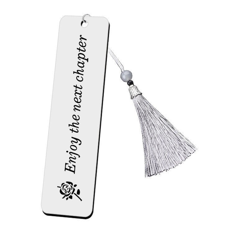 Wholesale Stainless Steel Bookmark Laser Engraved Custom Logo Teacher S Day Gift DIY Bookmark For Boutique Resale