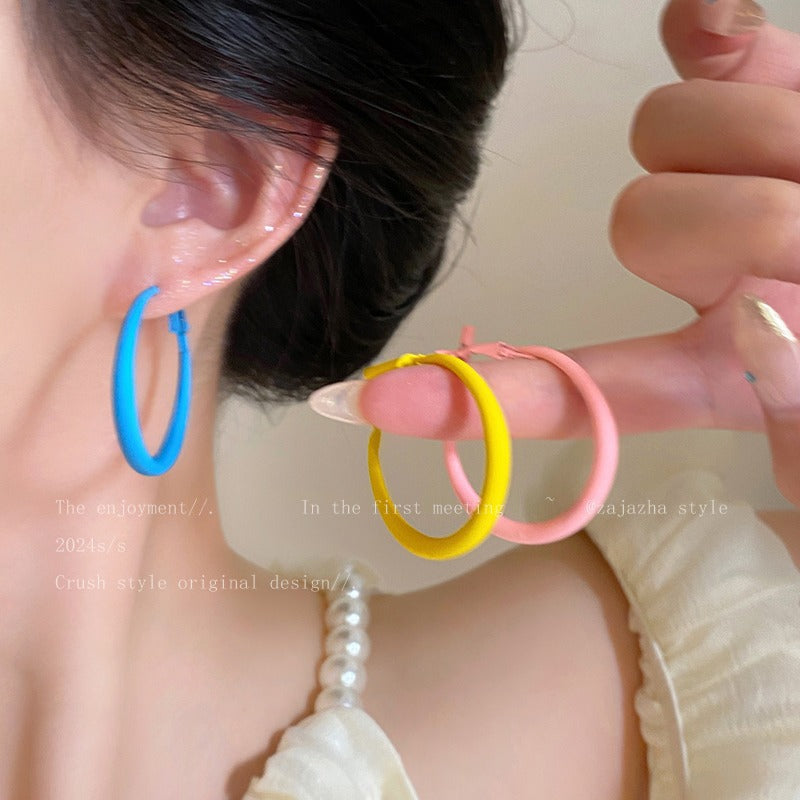Wholesale  Color Ear Yellow Earrings