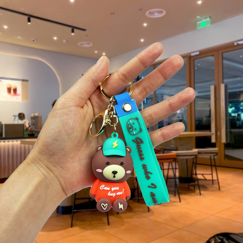 Wholesale Cartoon Cute Bear PVC Keychains ACC-KC-Yexiang005