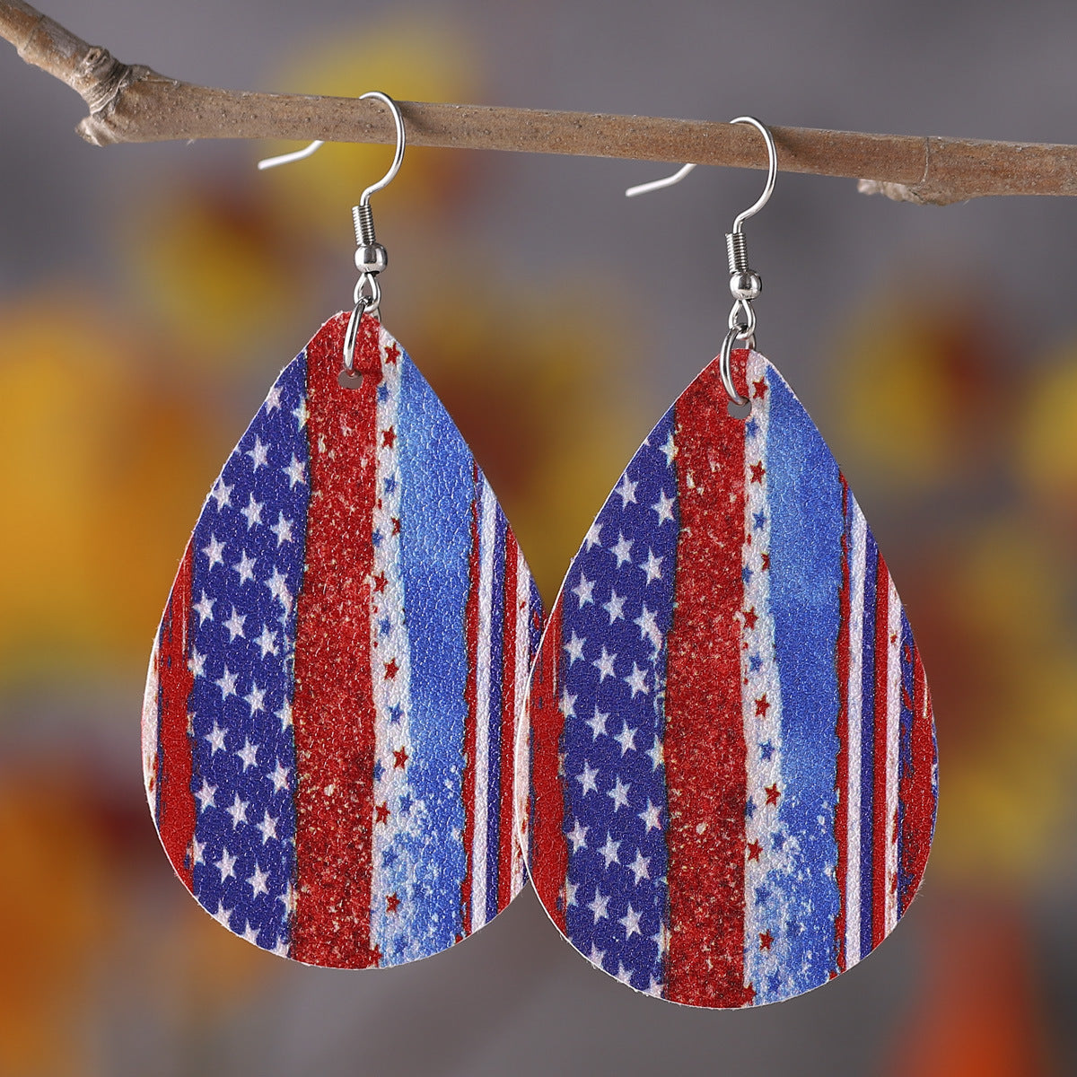 Wholesale Independent Station Explosions US Independence Day Earrings