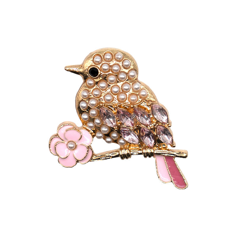 Wholesale Sweet Pink Princess Diamond Shoe Buckle Metal Charm Decorative Fashion Accessory For Sandals Gift Boutique Resale