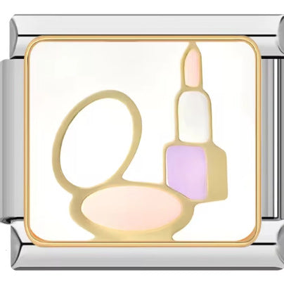 Wholesale Italian Charm Bracelet 9mm DIY Splicing Lipstick Star Stainless Steel Composable Bracelet