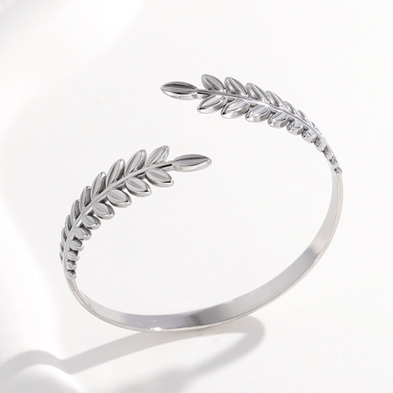 Wholesale Adjustable Stainless Steel Bracelets Open Bracelet ACC-BT-Manguo001