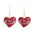 Wholesale Valentine's Day Dropping Oil Love Letter Envelope  Earrings