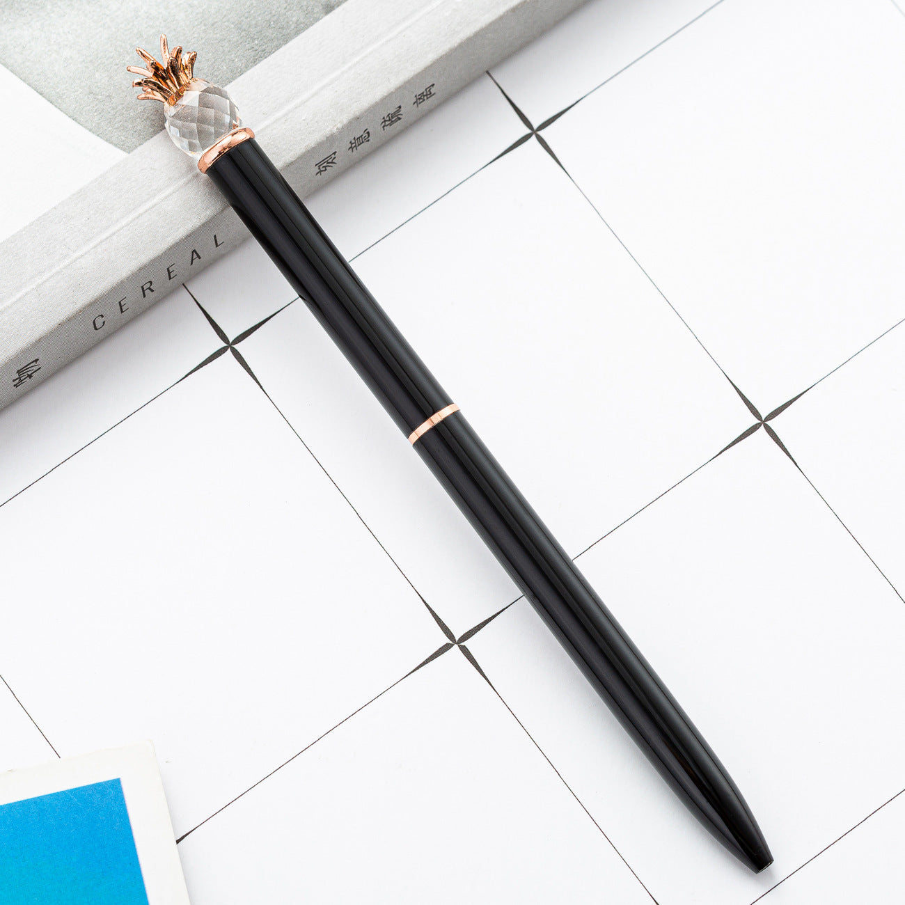 Wholesale  Creative Pen Pineapple Crystal Ballpoint Pen