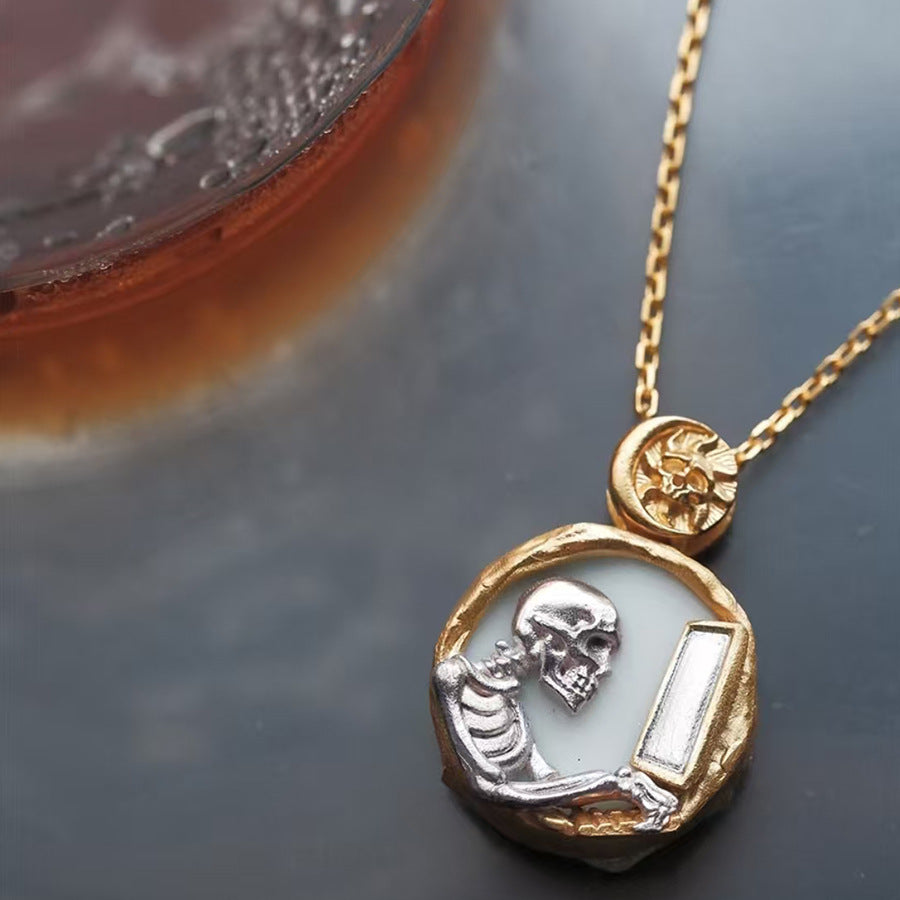 Wholesale Working Skeleton Necklace