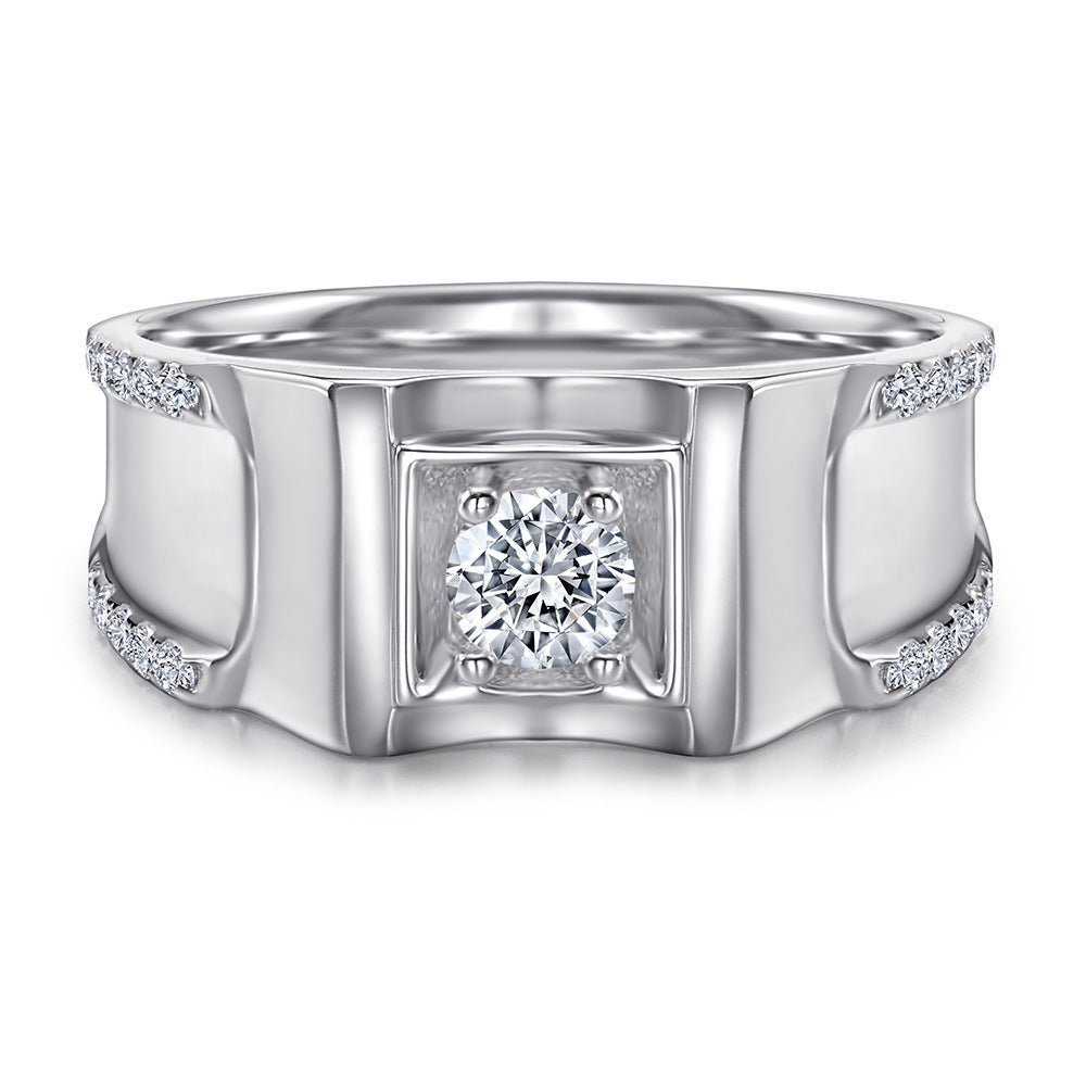 Wholesale  domineering exaggerated 925 sterling silver ring