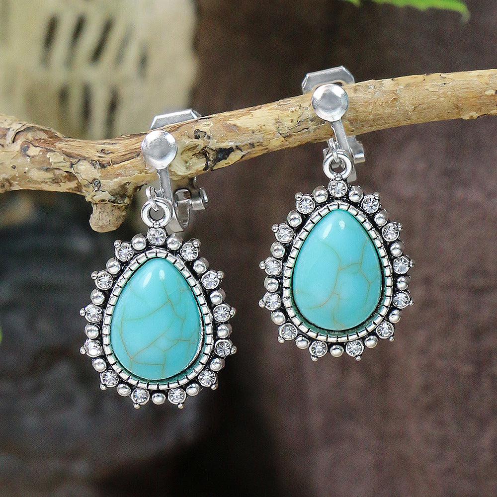 Wholesale Bohemian Geometric Hollow Earrings Retro Ethnic Ear Clip,  Stylish Everyday Jewelry