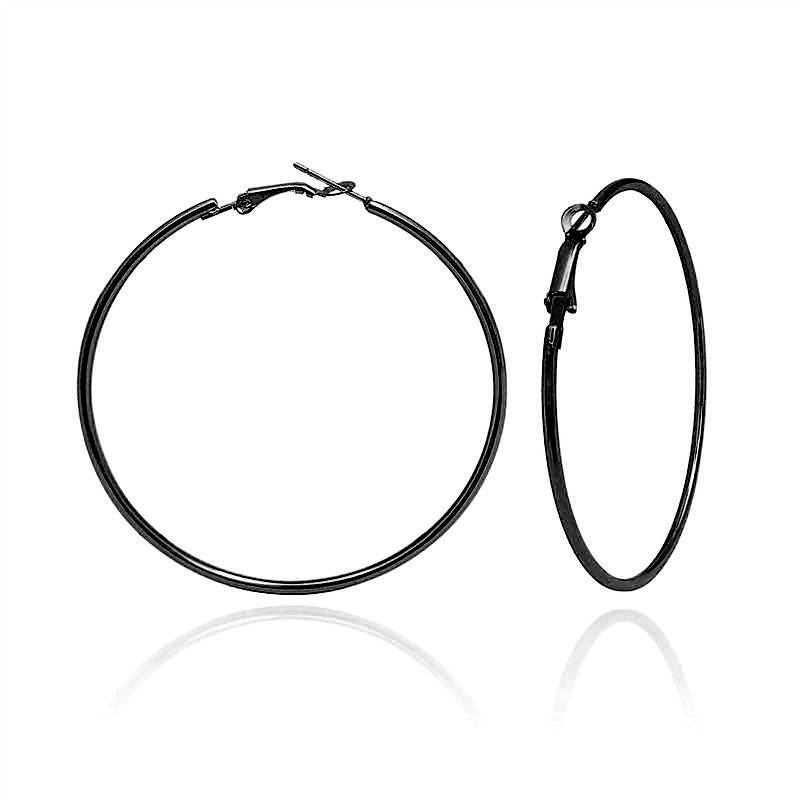 Wholesale Large circle geometric earrings