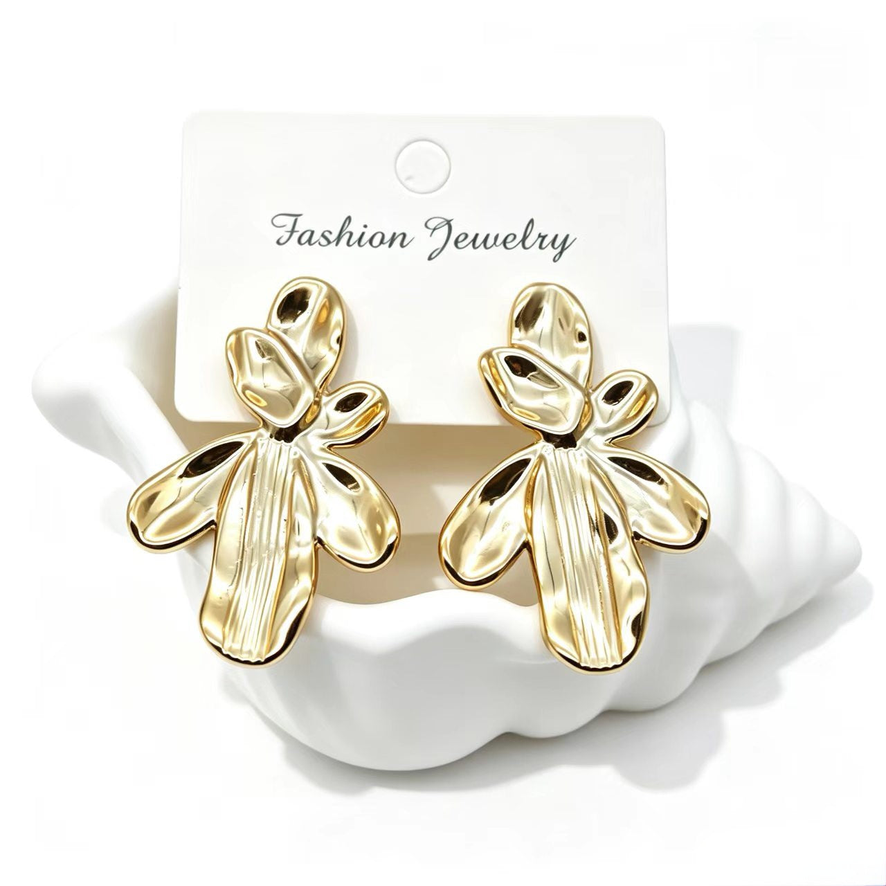 Wholesale Electroplated Acrylic Geometric Earrings Fashion Jewelry Accessory for Resale