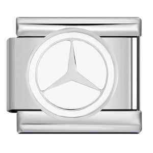 Wholesale 5pcs Italian Charm Bracelet 9mm DIY Splicing Car Logo Stainless Steel Composable Bracelet