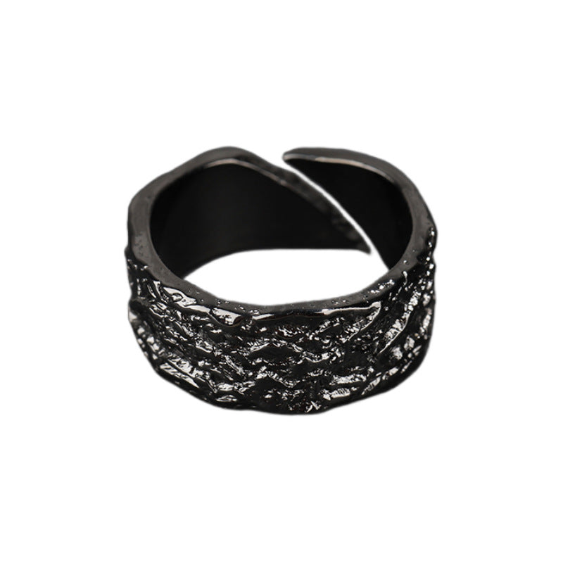 Wholesale handmade texture feeling fault ring