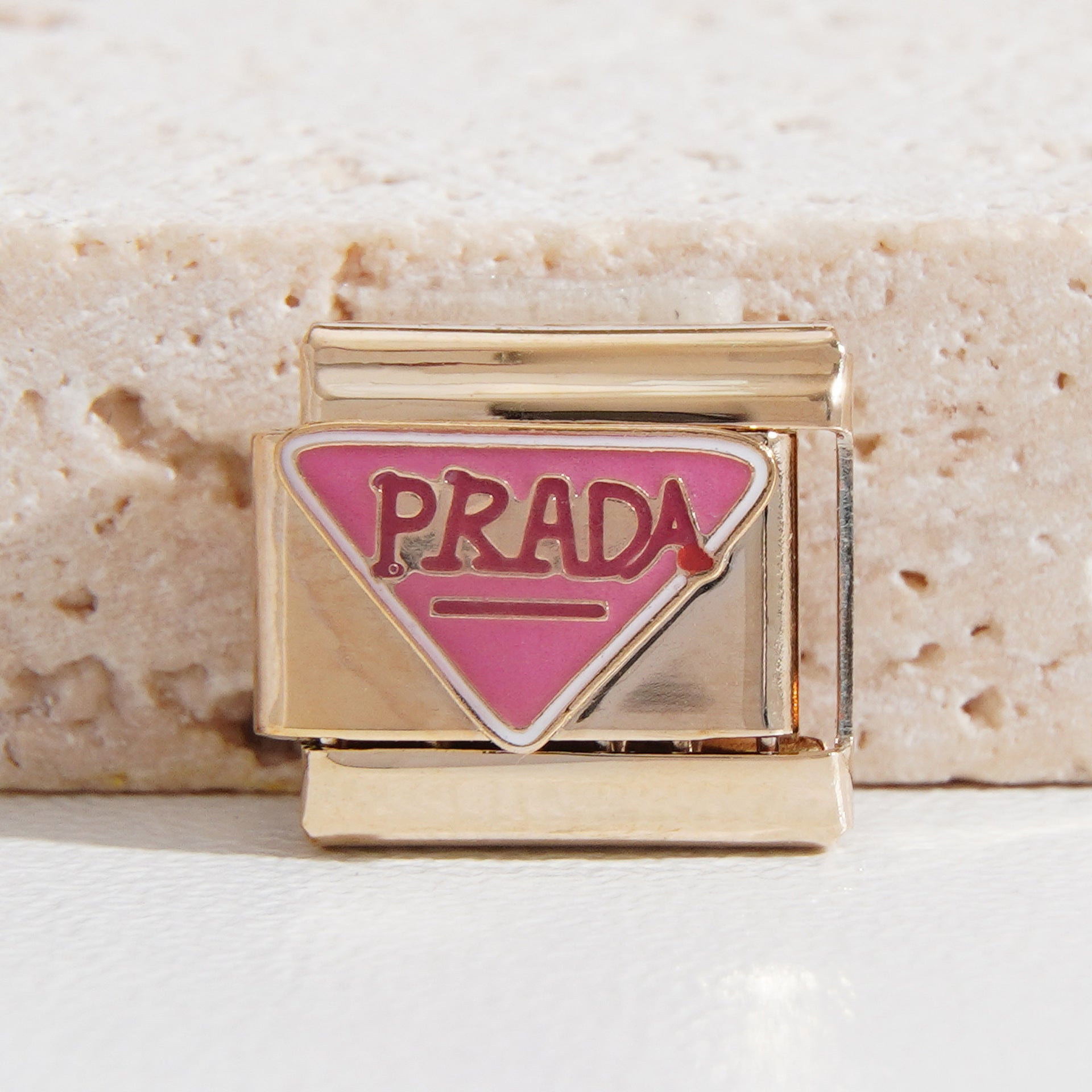 Wholesale Italian Charm Bracelet 9mm DIY Splicing Heart Smiley Face Stainless Steel Composable Bracelet